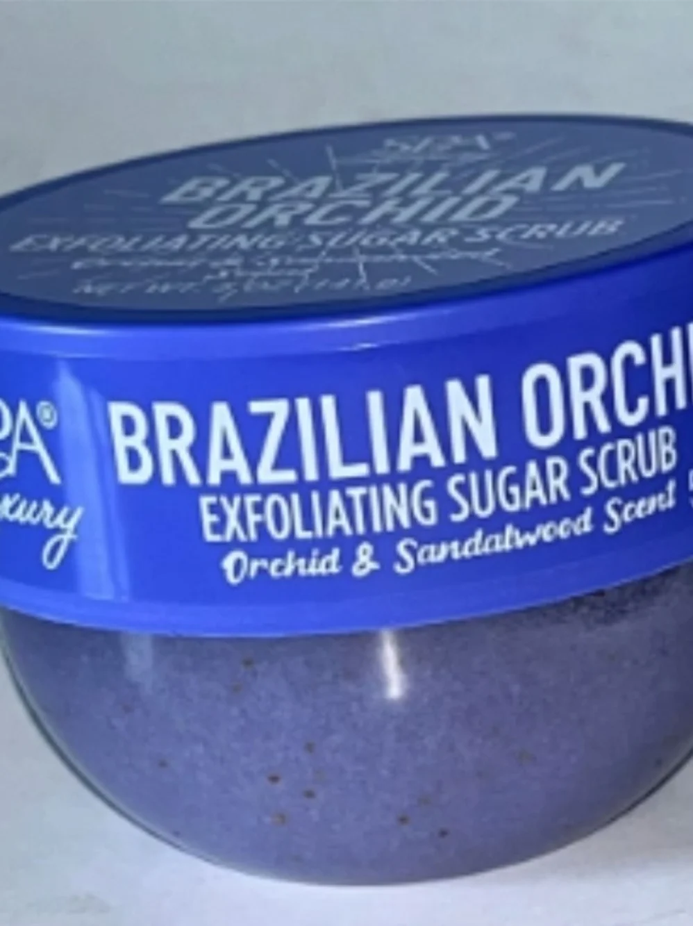 SPA Luxury Brazilian Orchid Exfoliating Sugar Scrub-5oz NEW!